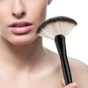 Luxspire Professional Fan Make-Up Brush, Single Soft Foundation Face Powder