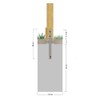 Flat Anchor Set for Embedding in Concrete, Includes Mounting Material