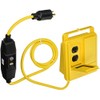 Southwire 2846 Shock Shield GFCI Outlet Box, Safety Yellow