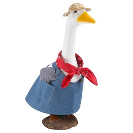 Chicingyou Spring Garden Goose Outfits Cement Goose Status Clothes for 23'' Goose Patio Yard Lawn Outdoor Costume Spring Decoration