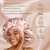 Satin Bonnet Silk Bonnet for Sleeping Double Layer Satin Lined
