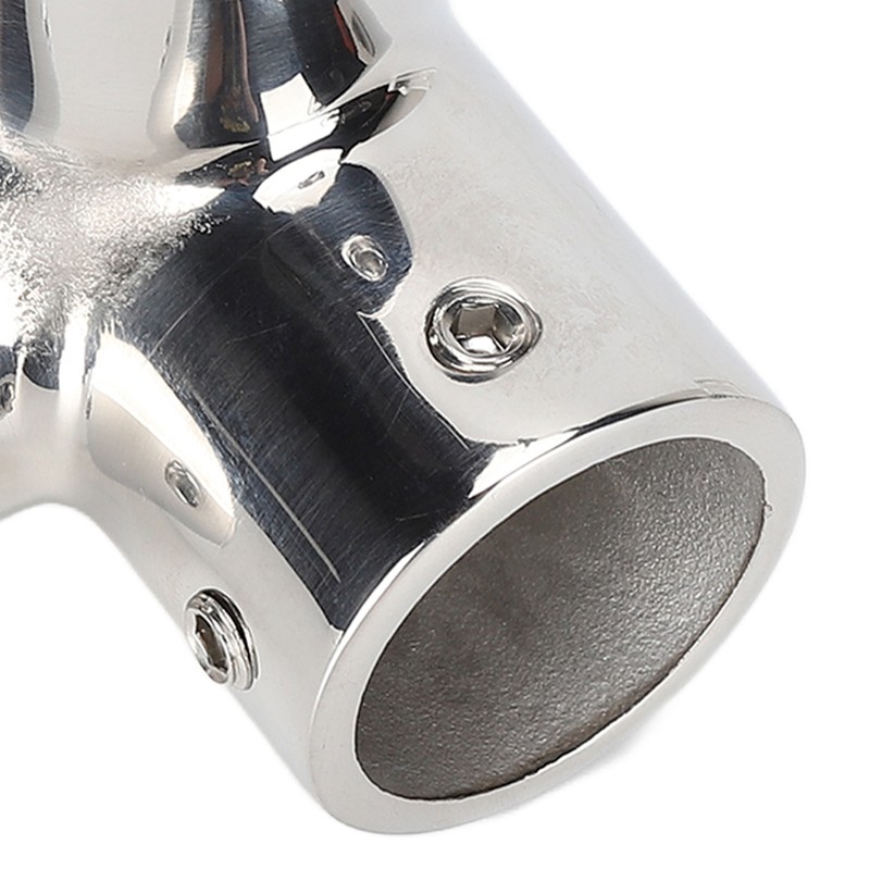 3 Way Corner Tee Joint 316 Stainless Steel Mirror Polished