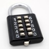MIONI 10 Digit Push Button Combination Padlock, 5 Digit Locking