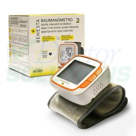 Benesta BENESTA  Baumanómetro Digital Automático Parlante de Muñeca para 2 Usuarios y 180 memorias                                                    