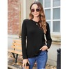 Zeagoo Long Sleeve Shirts for Women Trendy 3 Pack Fall