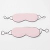Double-sided all-season sleep mask 2pc set (pink) navy)
