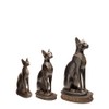 Discoveries Egyptian Imports Bastet Cat Goddess Statue - Antique Gold