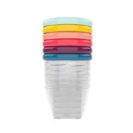 Babymoov Babybol Airtight Baby Food Storage Containers, 180 ml, Pack of 6, multicolor