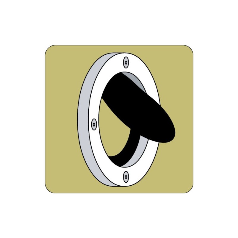 SeaSense Cockpit Scupper Valve Od (2-7/8- Inch)