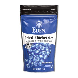 Eden Organic Dried Blueberries, 4 oz Bag