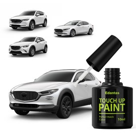 Edantas 25D Snowflake White Touch Up Paint for Mazda Cars, Professional Auto Touch-up Paint Scratch Repair Kit, Automotive Paints Exact Match Compatible with CX-5/CX-30/CX-9/Mazda3/MX-5/Mazda6