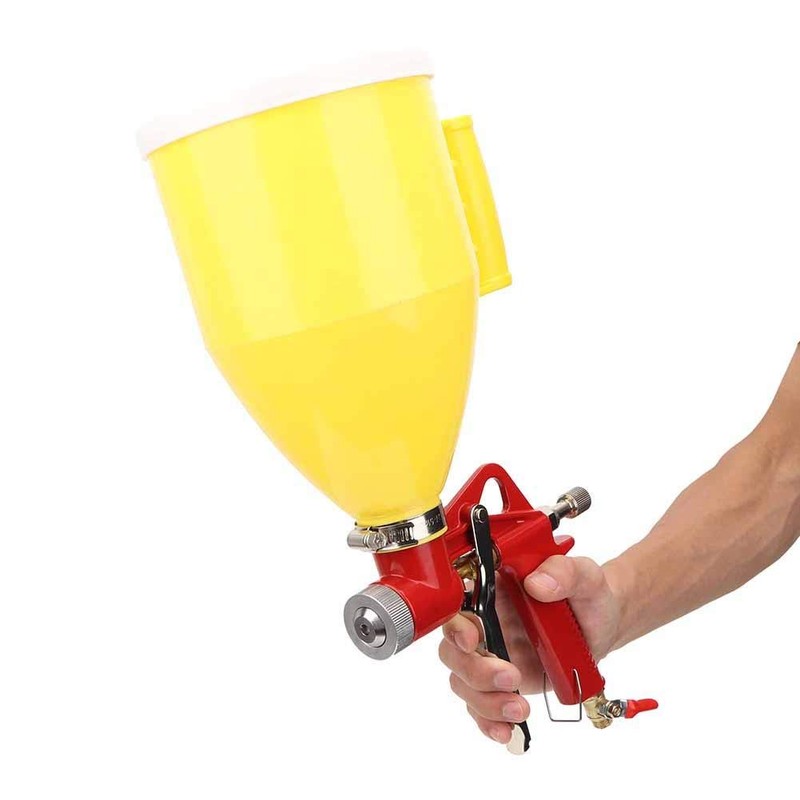 Pneumatic Air Texture Spray Gun, 3L Hopper with Handle |