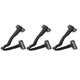 Bandas de Estiramiento Facial con Clips, 3 Unidades de Bandas de Estiramiento Facial Instantáneas con Clips para Niñas, Cinta de Estiramiento de Cara Elástica Ajustable para Mujer