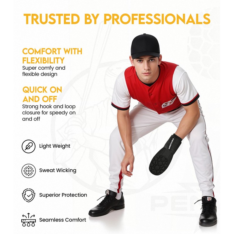 Penveer Baseball Sliding Mitt Youth & Adult, Sliding Glove for