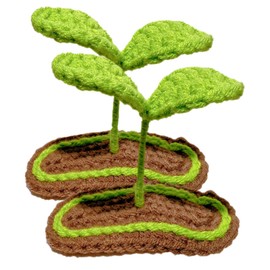 WOONEKY Bean Sprout Hair Clip 2pcs Sprout Clips Soft Comfortable Hair Accessories for Teens Women Festival Party