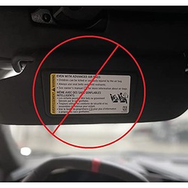 C8 Corvette Sunvisor Label Cover - Set of 4 Decals for 2020-2023 Corvettes (Onyx Black - Knit)