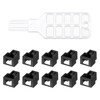 sourcing map Pack of 10 Port Blocker Locking RJ45 Port