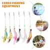 LALAFINA 7pcs Luminous Evil Lure Points with Abrasion Resistant Material