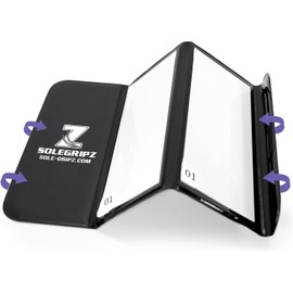 Portable Basketball & Volleyball Sticky Mat by Sola Athletics– Foldable, Reusable, Non-Slip Traction Board for Court Shoe Grip – Perfect for Hardwood & Gym Floors –60 Sticky Sheets