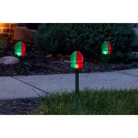 HoliScapes® Vintage Santa Runway Lights with Santa Landing Zone Inflatable Sign