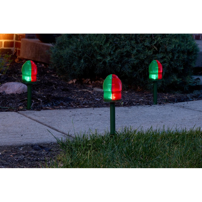 HoliScapes® Vintage Santa Runway Lights with Santa Landing Zone Inflatable