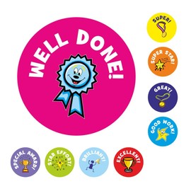 School Stickers Mini Well Done Sticker