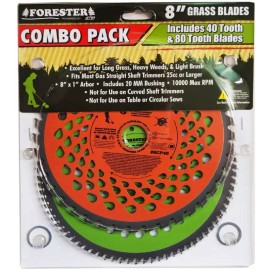 Forester 8" Grass Blade Combo - 40 & 80 Teeth Blades
