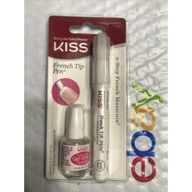 KISS French Tip Pen & Top Coat 61979 sealed NIP