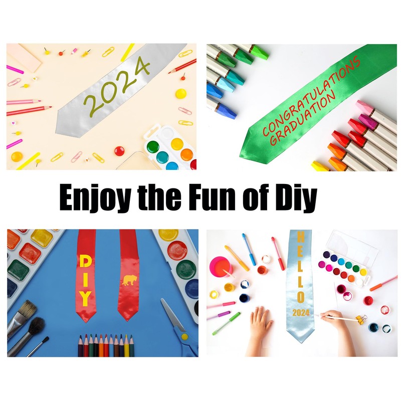 GraduationService Plain Graduation Stole Colorful Stole for Adult Length 60'',16