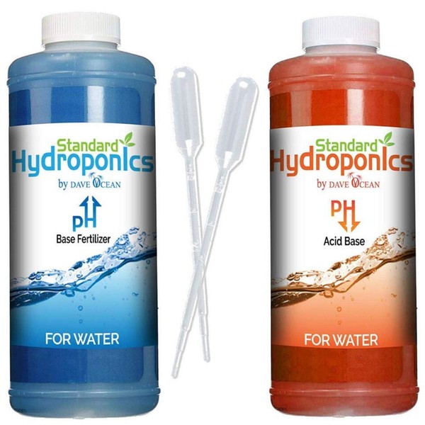 Standard Hydroponics pH Up and Down Kit,10 Ounce Liquide Nutrients