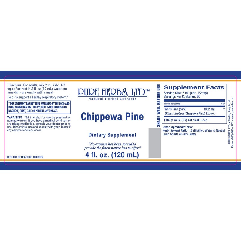 Pure Herbs: Chippewa Pine - 4 oz.