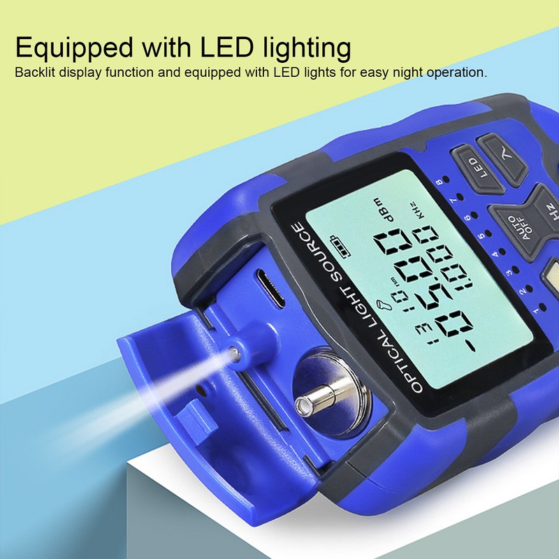 Mini Optical Power Meter Plug and Play Quick Response SC
