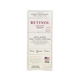 Rosen Apothecary Retinol - Eye Lift Serum with Hyaluronic - Anti-Aging & Firms & Plumps & Brightens | 60mL [Super Size]