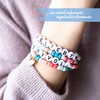 Papierdrachen 4 Pearl Bracelets in Soft Pastel Shades - With