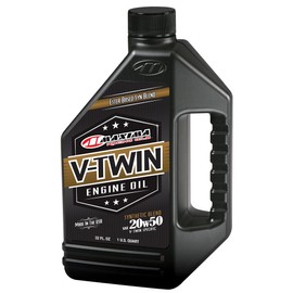 Maxima Racing Oils 30-14901-3PK V-Twin 20w50 Synthetic Blend Engine Oil 32 oz Bottle, 3-Pack