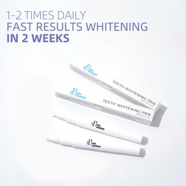 Teeth Whitening Pen（2 Pens), Teeth Stain Remover to Whiten Teeth,Fast Results Whitening in 2 Weeks