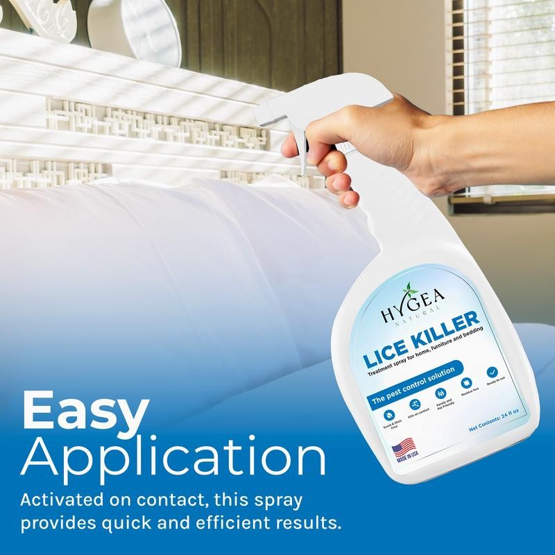 Lice Killer Spray Treatment for Home, Furniture & Bedding -