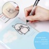 Jiemay Transparent Sticky Notes Pad 3x5 Inch, Clear Sticky Notes