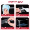 sourcing map Clear Plastic Hinges, Acrylic Hinges Small Hinge 100
