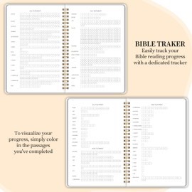 Bible Study Journal - Church Notes Journal - Soap Bible Study Notebook for Women - Bible Notebooks for Note Taking - Based Religious Gifts