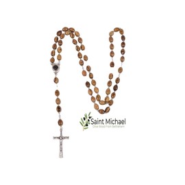 Hand Made Olive wood beads rosary from Holy Land. Catholic Rosary gift for any religious occasion Baptism, communion, confirmation,