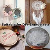 Yosugar Round Embroidery Hoop Set Made of Bamboo, 10 cm,