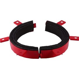 HoldRite HydroFlame 6 Inch Firestop Pipe Collar, PVC, CPVC, FRPP, ABS, PVC/ABS,HF-PC-0600