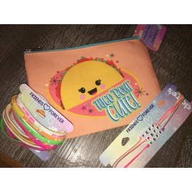 Claire’s Bff Best Friend Bracelet Necklace Cosm Taco Bag Jewelry Lot Easter