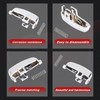 Flydida Alloy Handbrake Button Switch with Spring Handbrake Knob Handbrake