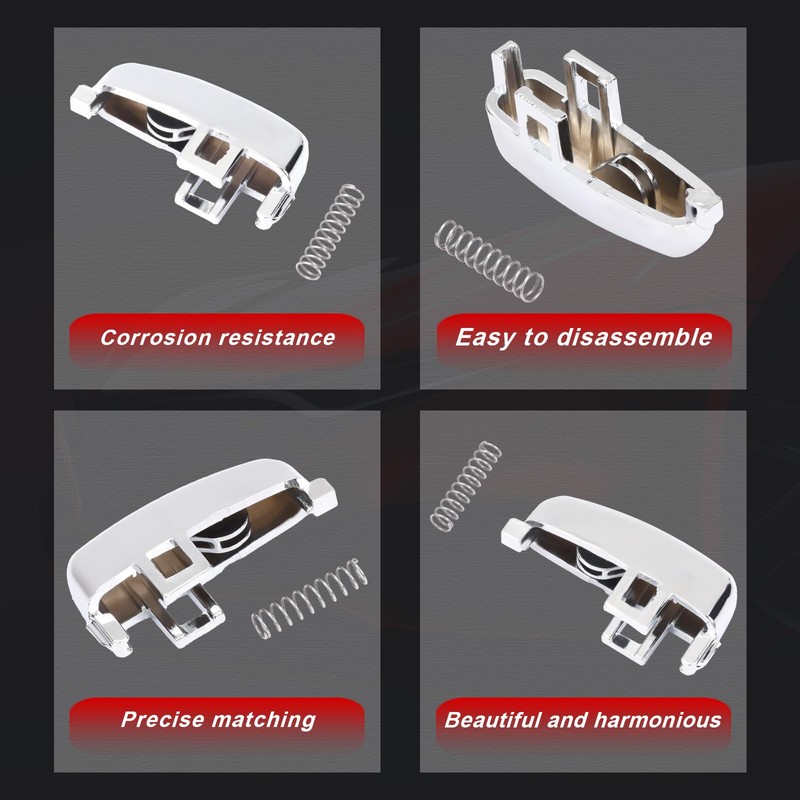 Flydida Alloy Handbrake Button Switch with Spring Handbrake Knob Handbrake