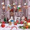 Christmas Gingerbread Man Ornaments Gingerbread Cook Ornament, 15pcs Xmas Ginger
