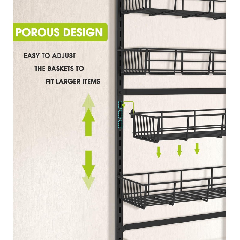 Mefirt Over The Door Pantry Organizer, Pantry Storage and Organization,