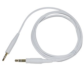 Sqrmekoko Replacement Headphone Audio Cable Cord Line Compatible with Bose SoundTrue Soundlink QC25 QC35 OE2 Headphones (White)