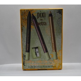Pixi By Petra Endless Silky Eye Pen Kit Travel Size Eyeliner Black/Plum/Pur